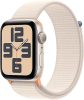 Apple Watch SE (2023) 44mm - Starlight Aluminium Case with Sport Loop - Starlight