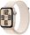 Apple Watch SE (2023) 44mm - Starlight Aluminium Case with Sport Loop - Starlight
