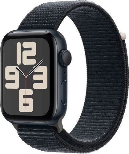 Apple Watch SE (2023) 44mm - Midnight Aluminium Case with Midnight Sport Loop - Midnight