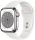 Apple Watch Series 8 GPS 45 mm silver alumíniumtok, fehér sportszíj
