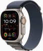 Apple Watch Ultra 2 LTE 49mm Titanium Case with Alpine Loop S - Blue