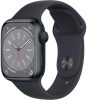 Apple Watch Series 8 GPS 45 mm starlight alumíniumtok, Fekete sportszíj