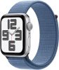 Apple Watch SE (2023) 44mm - Silver Aluminium Case with Sport Loop - Winter Blue