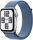 Apple Watch SE (2023) 44mm - Silver Aluminium Case with Sport Loop - Winter Blue