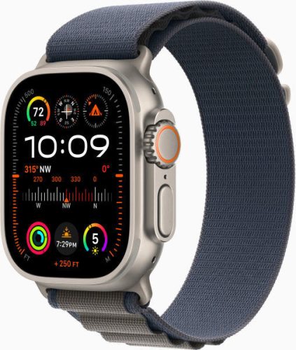 Apple Watch Ultra 2 LTE 49mm Titanium Case with Alpine Loop L - Blue